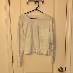 Gianni Bini White Long Sleeve Top